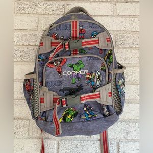 Pottery Barn Marvel Youth Backpack. Monogrammed Cooper.